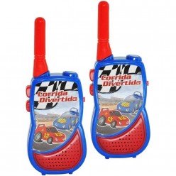 2 Walkie Talkie Com Lanterna Rádio Corrida Divertida Dm Toys UNICA
