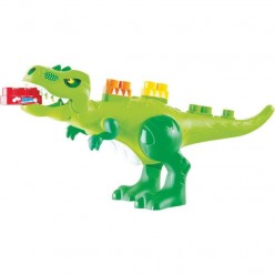 Brinquedo Educativo Baby Land Dinossauro 30 Blocos Cardoso UNICA