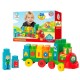 Brinquedo Infantil Trenzinho Didático 28 Peças Cardoso 8015 UNICA