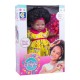 Boneca Morena Tayla Vestido Azul Cotiplas UNICA