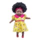 Boneca Morena Tayla Vestido Azul Cotiplas UNICA