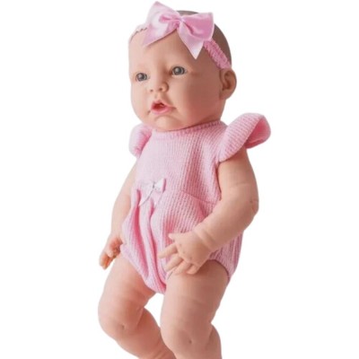 Divertoys Boneca New Born Little Faz Xixi Cor Branca UNICA