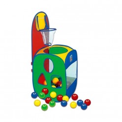 Toca Basket Ball Game Com 60 Bolinhas - Braskit UNICA