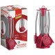 Kit Conchas Gadgets De Silicone Com Cabo Inox 7 Peças Euro UNICA