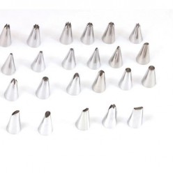 Kit De Bicos De Confeitar Com 24 Peças UNICA
