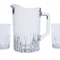 Kristalin Jogo De Jarra 1,7L/copos Crisa Transparente 340Ml UNICA
