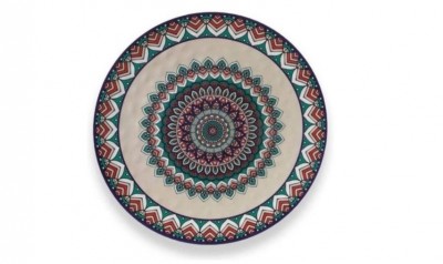Prato De Bolo Melamina Manish 41Cm - Mimo Style UNICA