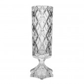Vaso Decorativo C/ Pé De Cristal De Chumbo Cristal Deli Lyor UNICA