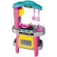 Cozinha De Brinquedo Beauty Chef Rosa Maral  UNICA
