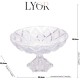 Centro De Mesa De Cristal Deli Diamond 32,5cm X 19,5cm Lyor UNICA
