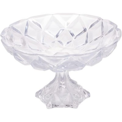 Centro De Mesa De Cristal Deli Diamond 32,5cm X 19,5cm Lyor UNICA