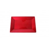 Travessa Retangular Perol - Vermelha - 30X20X2,4Cm - Yangzi UNICA