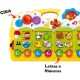 Brinquedo Teclado Educativo Trenzinho Som 35cm Dm Toys UNICA