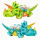 Dinossauro Bate E Volta Com Som E Luz Cores Sortidas UNICA