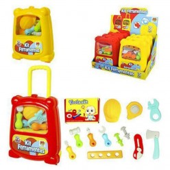 Kit Caixa De Ferramentas Infantil Sortido 15 Peças Dm Toys UNICA