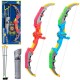 Arco E Flecha Radical Com Luz Alvo Flechas Cores Sortidas UNICA