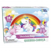 Pais & Filhos Quebra Cabeça Unicórnio Baby 24 Pçs Sortidas UNICA