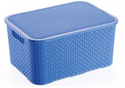 Caixa Plástica Multiuso Mini Rattan 7L Tendencia UNICA
