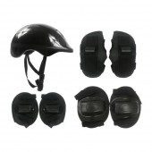 Kit Proteção Para Crianças Radical Preto Dm Toys UNICA Kit Proteção Para Crianças Radical Preto Dm Toys UNICA