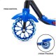 Patinete 3 Rodas Com Cesta Luz E Som Azul Dm Toys UNICA