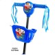 Patinete 3 Rodas Com Cesta Luz E Som Azul Dm Toys UNICA